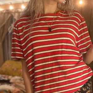 Striped Crew Neck Shirt